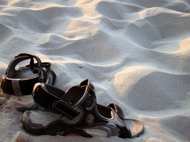 sandalias abiertas de trekking